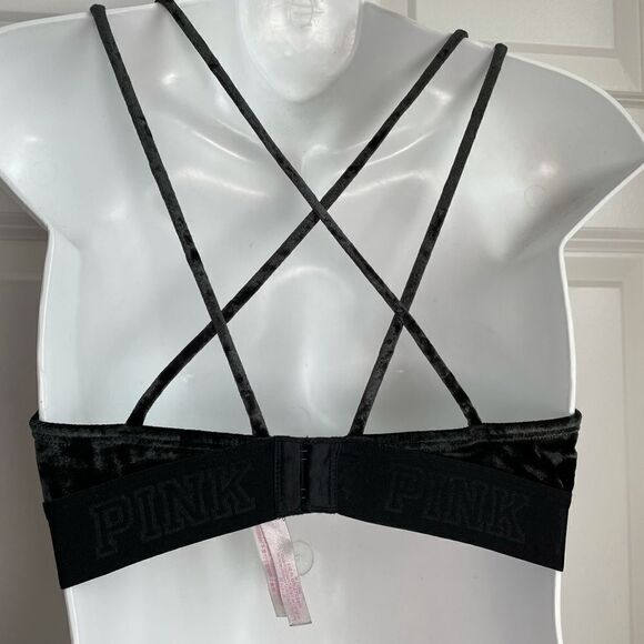 Pink Victoria Secrets Black Bra - Picture 10 of 11